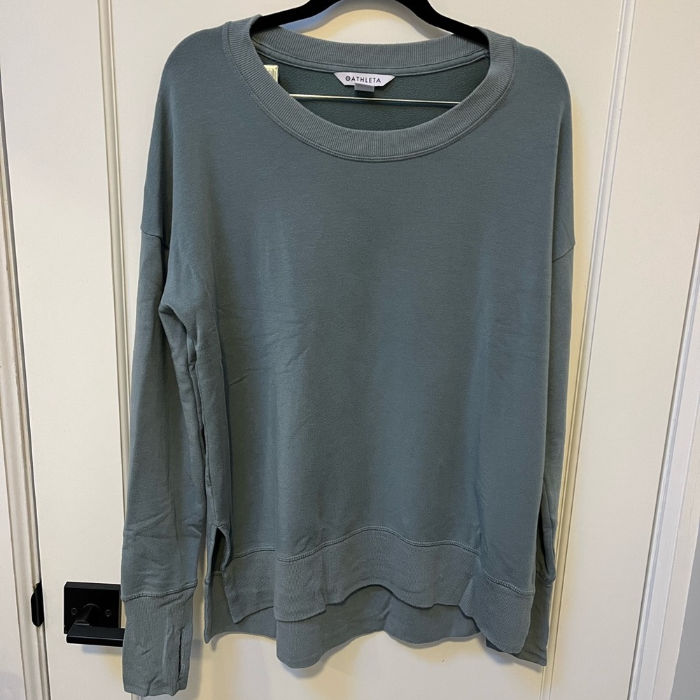 Athleta Costal Luxe Sweatshirt Size Medium